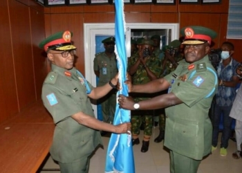 The General Officer Commanding (GOC)1 Division, Nigerian Army Kaduna,Maj-Gen Kabir  Mukhtar