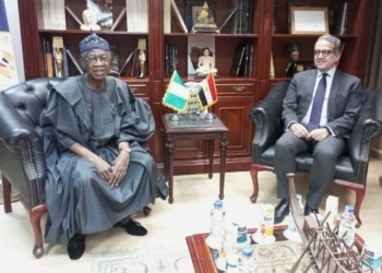 Nigeria Minister of Information and Culture, Alhaji Lai Mohammed and Egypt Minister of Tourism and Antiquties
Dr Khaled El-AnanyNigeria Minister of Information and Culture, Alhaji Lai Mohammed and Egypt Minister of Tourism and Antiquties
Dr Khaled El-Anany