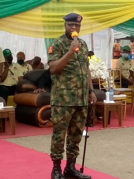 Brig.-Gen. Shuaibu Ibrahim, Director-General of National Youth Service Corps (NYSC) on Monday in Lagos.