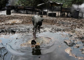 Nembe oil spill (depict image)