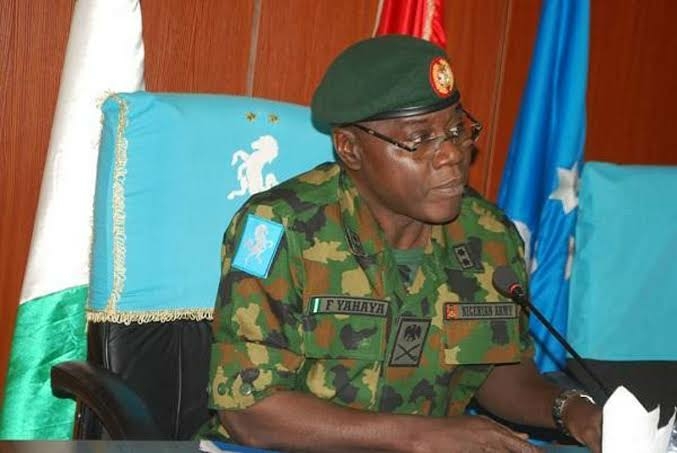 Chief of Army Staff (COAS), Lt-Gen Farouk Yahaya
