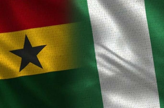 Ghanaian and Nigerian flag