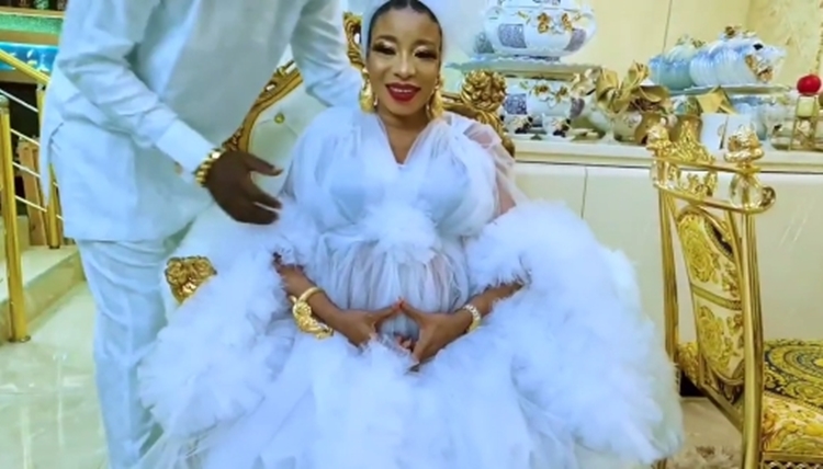 ‘It Ended In Praise’, Actress Lizzy Anjorin Says After Welcoming First Child (Video)