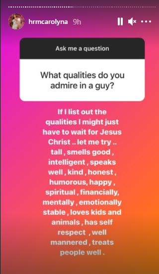Actress Caroline Danjuma Lists Qualities She Admires In A Guy