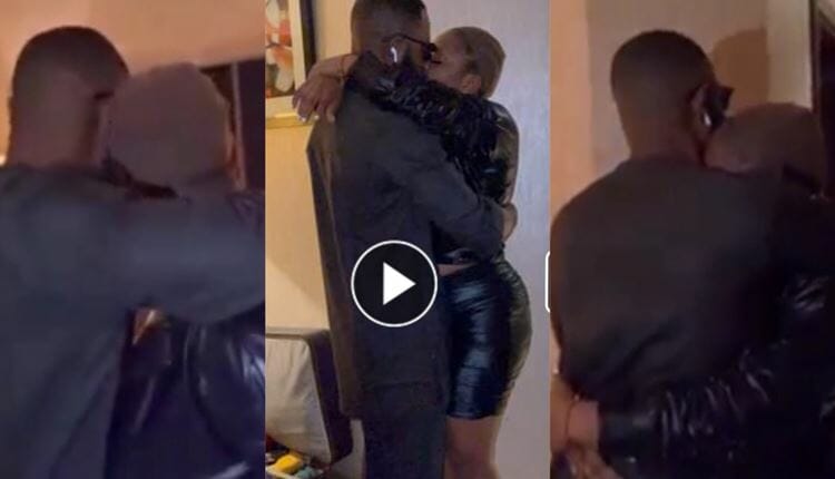 BBNAIJA: Husband Forgives Tega, Shares A Kiss During Reunion (Video)
