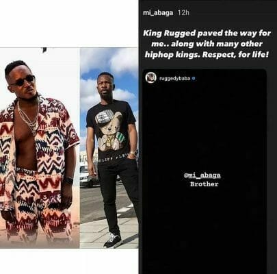 M.I Abaga Lauds Ruggedman For Paving Ways For Nigerian Musicians 
