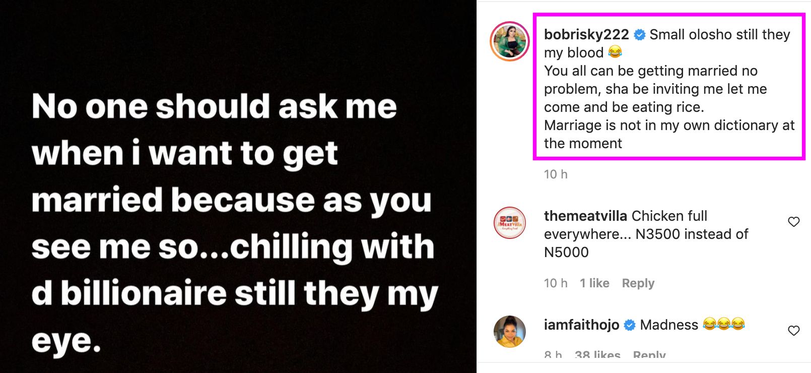 ‘Olosho Still They My Blood’, Bobrisky Speaks On Getting Married