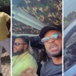 Fans spot WhiteMoney in traffic as he cruises with Cross in his BBNaija Car [Video]