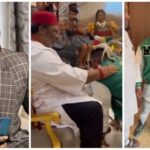 WhiteMoney gets emotional as he joins Pete Edochie, Jackie Appiah & Others on a movie set [Video]
