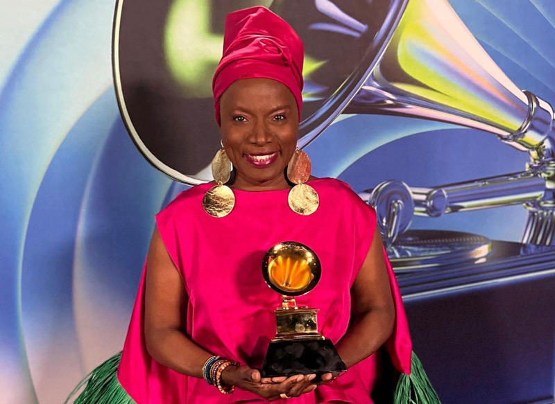 Angélique Kidjo Beats Wizkid And Others To Win Yet Another Grammy Award (Video)
