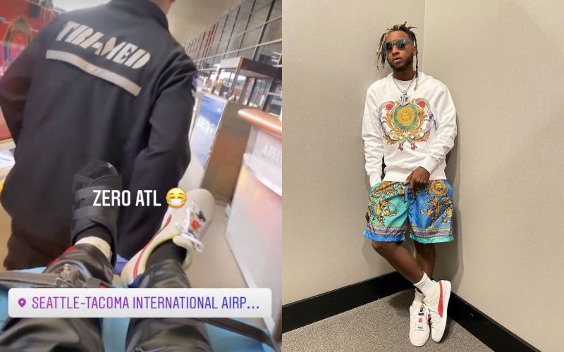 Rapper Yung6ix Involved In Accident (Video)