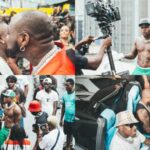Davido And DaBaby Paint Lagos Red As They Shoot New Music Video (Photos)