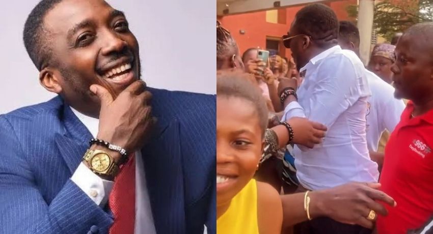 Why I was almost expelled - Comedian Bovi reveals as he visits alma mater
