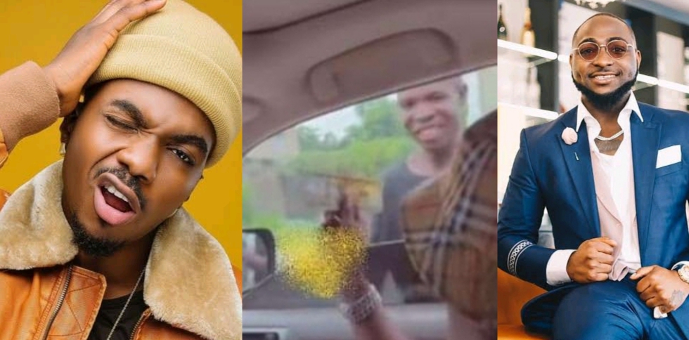 Fans slam Skiibii over action exhibited towards traffic vendor, link it to Davido's post on poor people