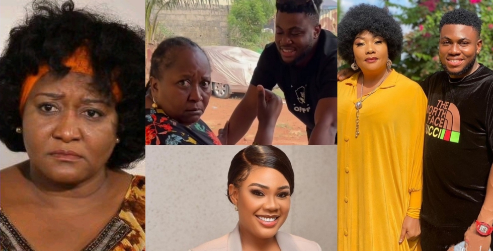 VIDEO: There are forces behind this boy - Ebele Okaro warns actress who 'flirted' with Lucky Oparah on set