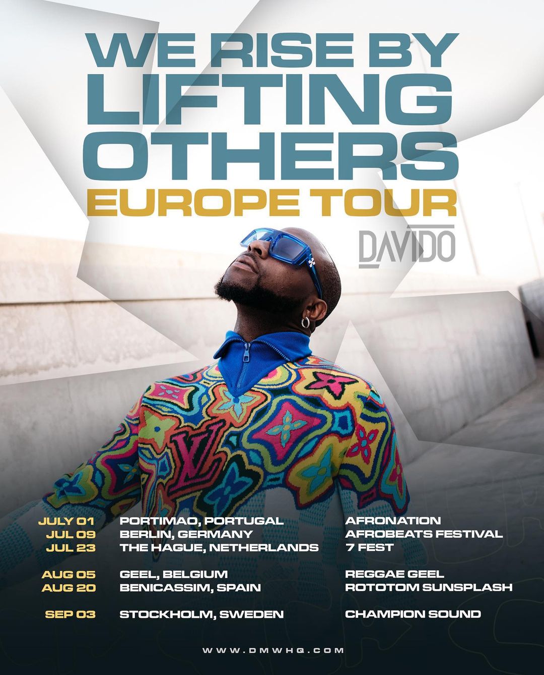 Davido To Kick Off ‘We Rise By Lifting Others’ Europe Tour After Putting North America On Standstill