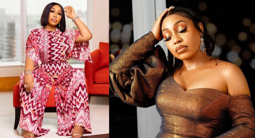 Days after rumors of welcoming twins in UK, Rita Dominic reveals location, announces another 'good news'