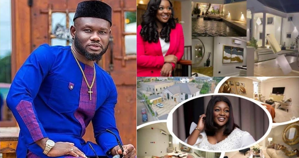 Actor Prince Osei loses cool, reveals Jackie Appiah’s source of wealth following video of her mansion