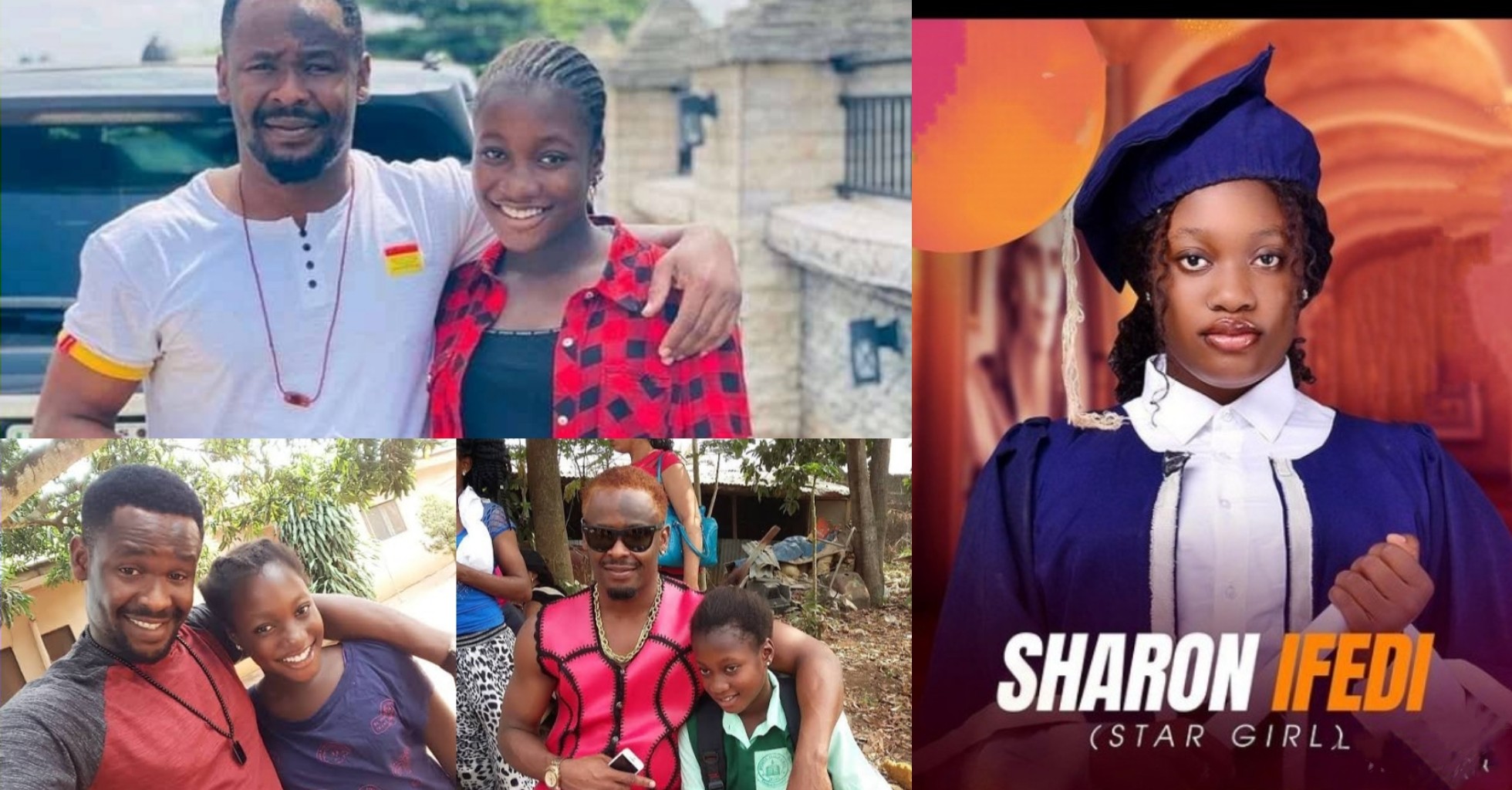 Zubby Michael responds as Teen Actress Ifedi Sharon rolls out invites for secondary school graduation party