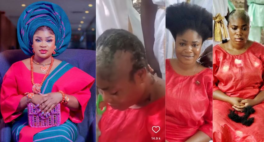 Don’t seek validation from anyone - Eniola Ajao says, shares video of herself going bald