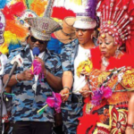 Ben Ayade at the Calabar Carnival