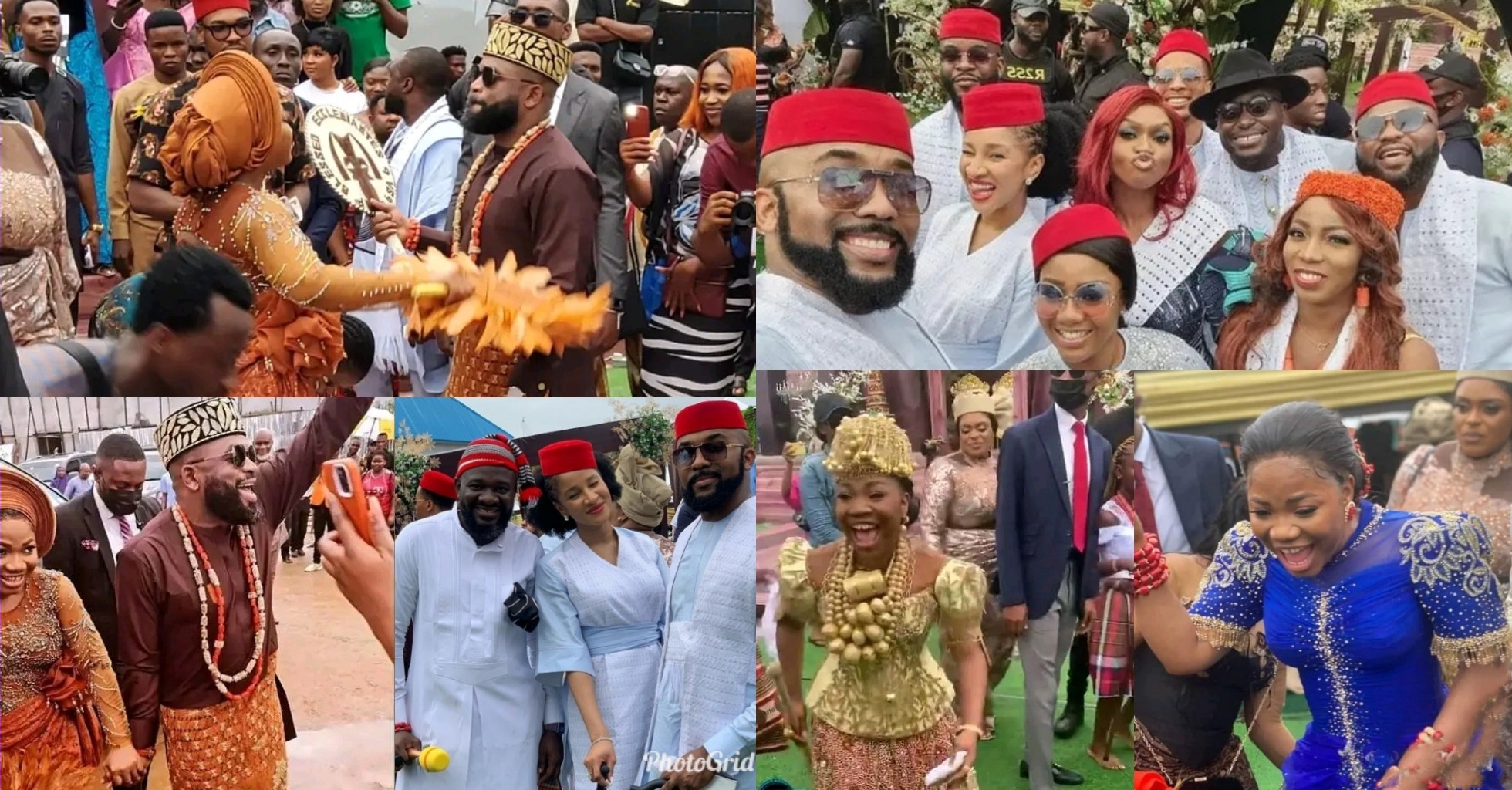 VIDEO: Style, statements as Banky W, Adesua, Others storm PortHarcourt for Mercy Chinwo's traditional wedding