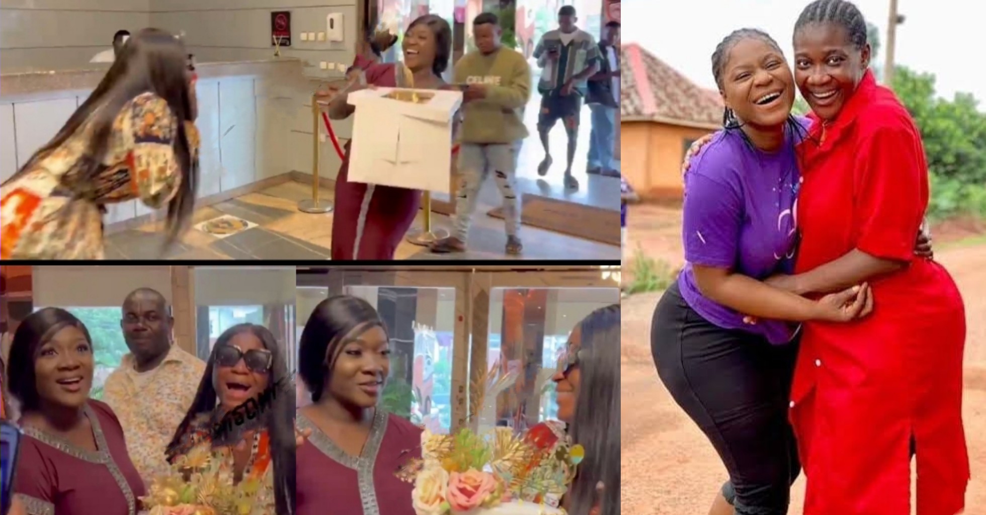 VIDEO: Actress Destiny Etiko gets emotional after sweet birthday surprise from Mercy Johnson