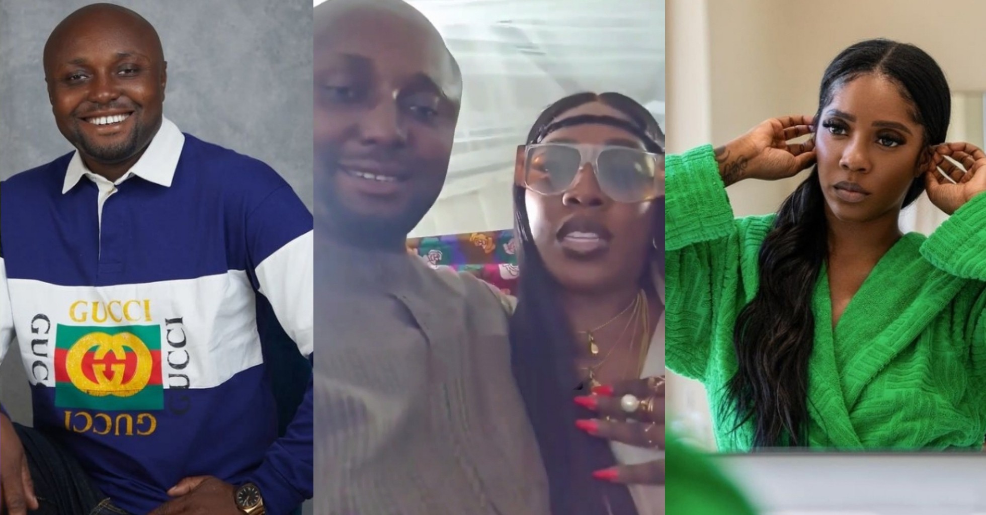 Reactions trail Isreal DMW's apology to Tiwa Savage after upsetting her, in new video