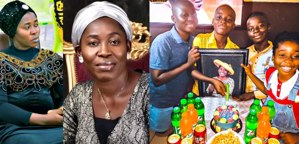 Osinachi's twin sister in tears as late singer's son celebrates birthday without mum