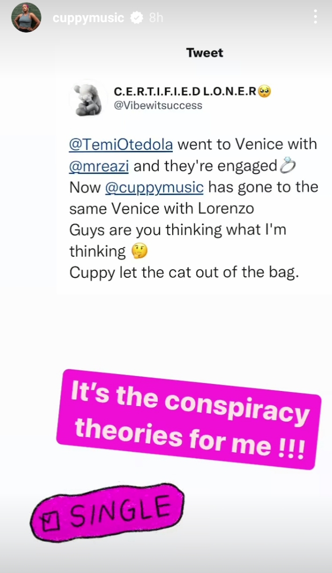 I’ll get married in Italy – DJ Cuppy reveals amid relationship rumours with male friend [VIDEO]