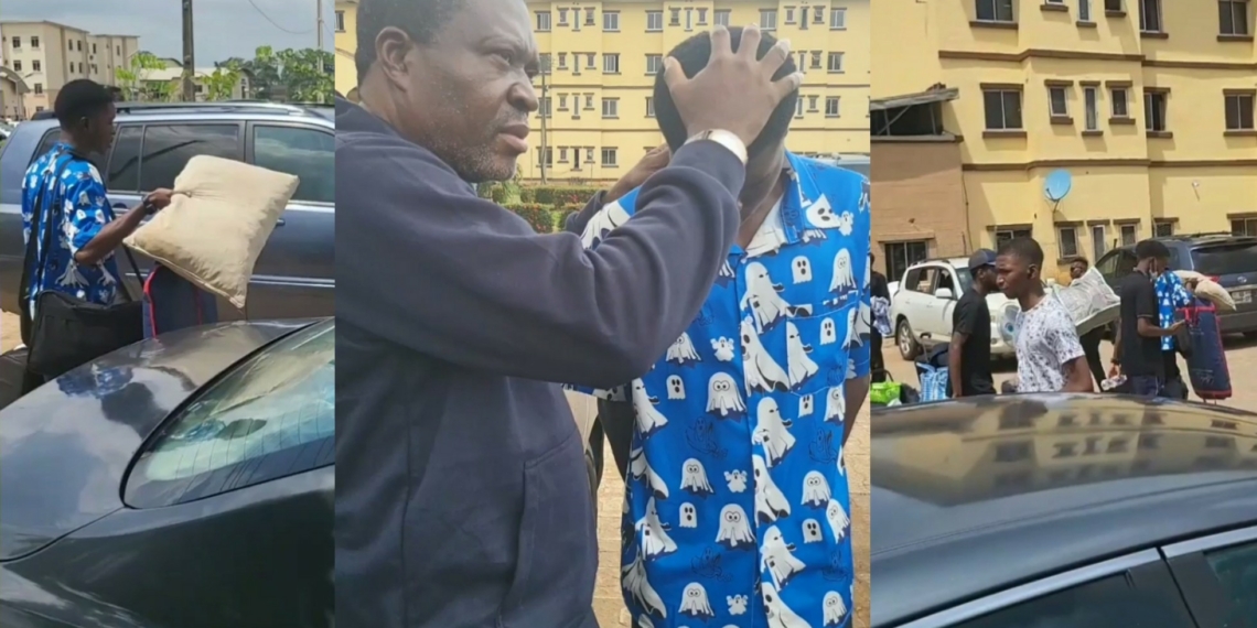 VIDEO: Kanayo O. Kanayo prays for his son as he resumes school; warns cultists, gays to stay off