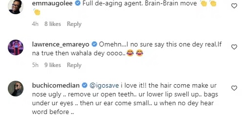 Where’s your open teeth – netizens quiz comedian I Go Save over alleged N8m hair transplant