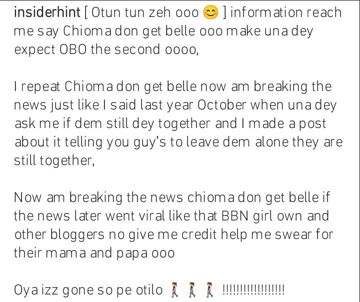Cybernauts react to report of Chioma Rowland expecting second child amid rumours of reunion with Davido