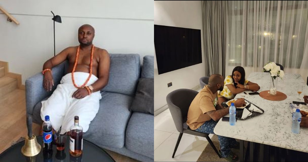 Isreal DMW makes cryptic statement as he shares photo of Davido and Chioma amid reunion speculations