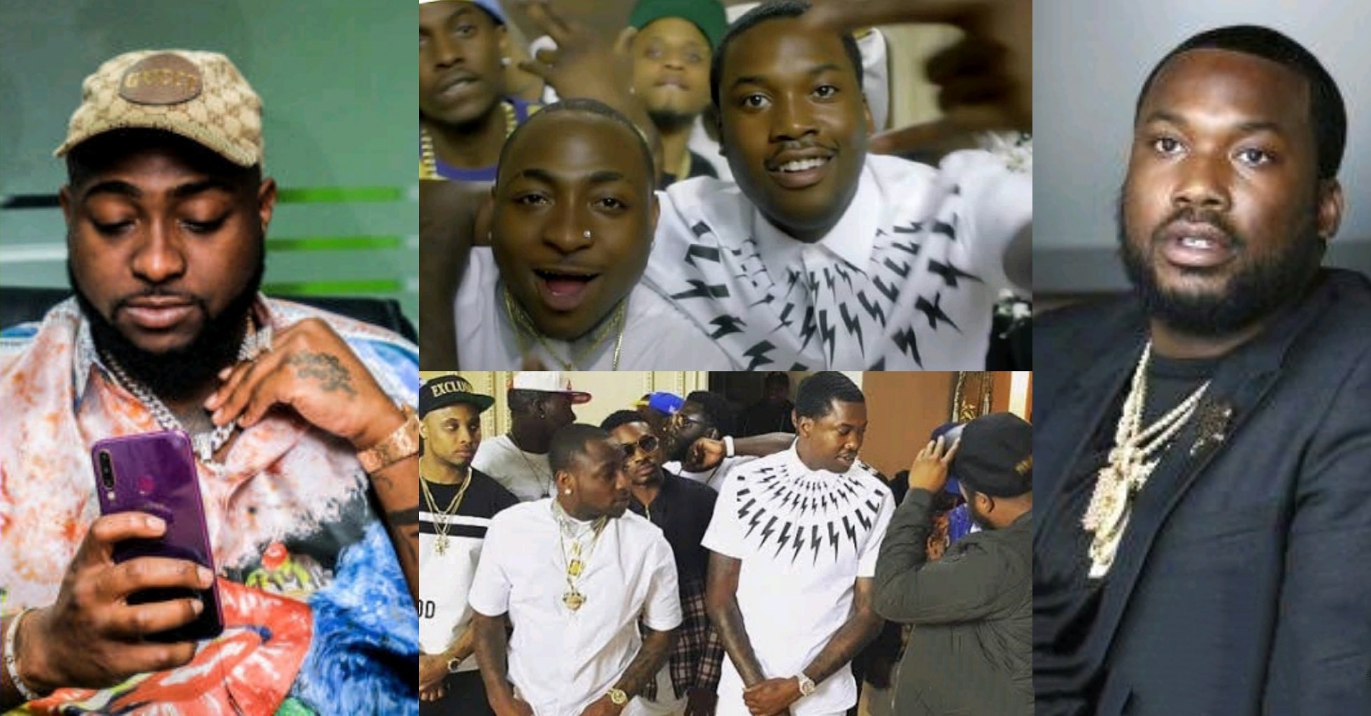 ‘Tell him to call me’ — Davido reacts as Meek Mill speaks on their rift, seeks collaboration