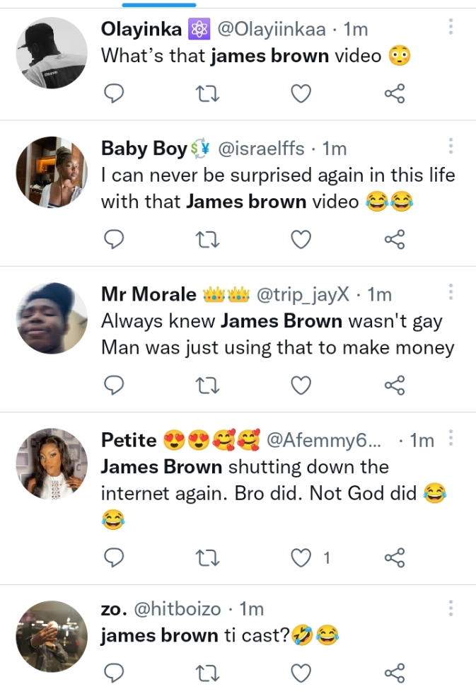 James Brown Nigeria video