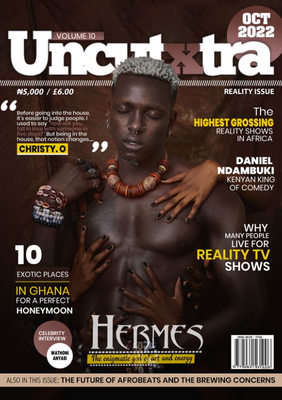 GOD OF ART: BBNaija Star Hermes Covers UncutXtra Magazine (Photos)