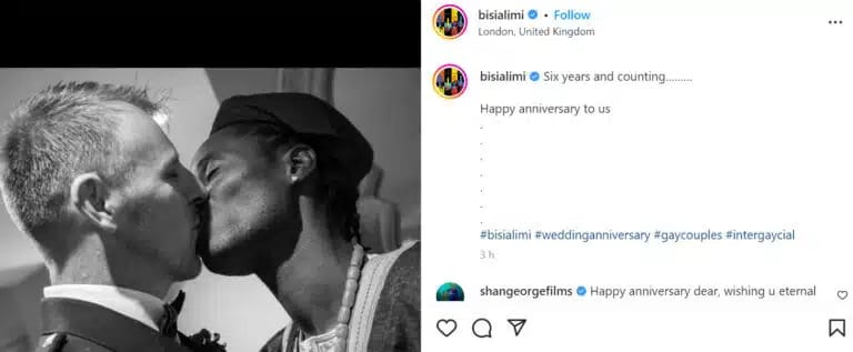 "6 years and counting" - Bisi Alimi and husband celebrate 6th wedding anniversary