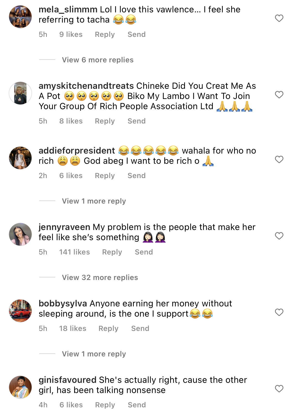 Talk to Tacha direct, stop going through corners – netizens drag Mercy Eke for subtle shade about rich people