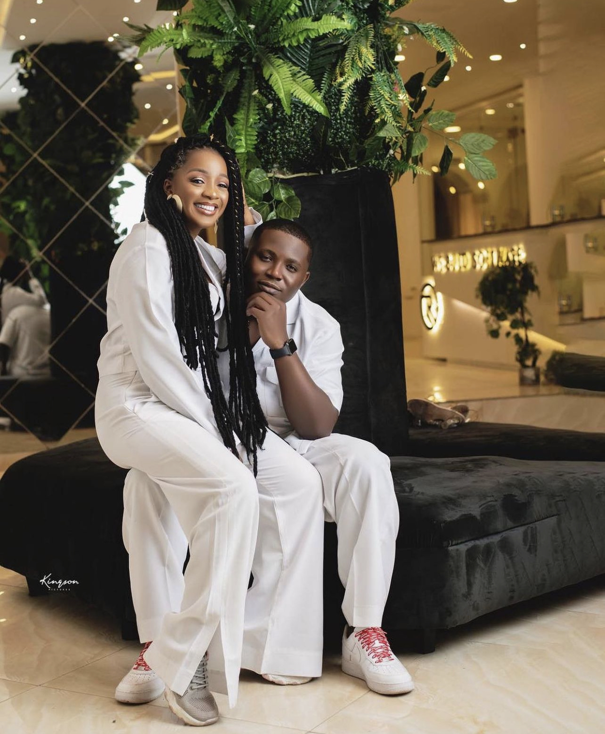 Joy Joy Joy crooner, Rejoice Iwueze of Destiny Kids’ drops white-themed pre-wedding photos
