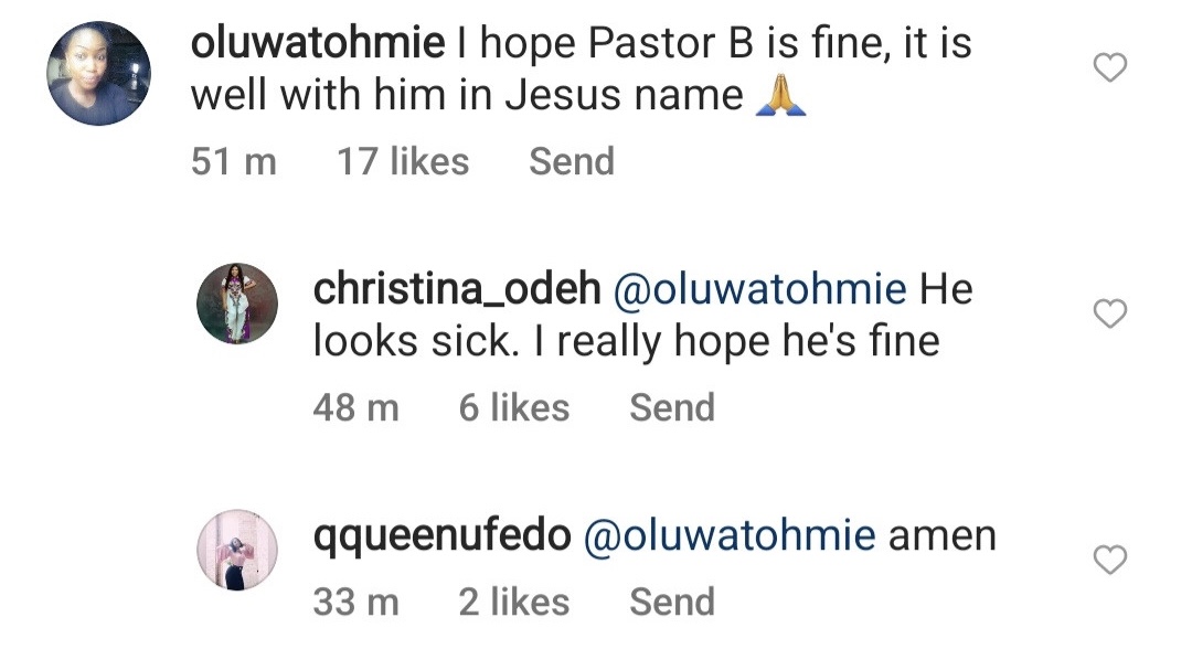 I hope Pst B is fine – Netizens express serious worry over recent photos of Pastor Biodun Fatoyinbo