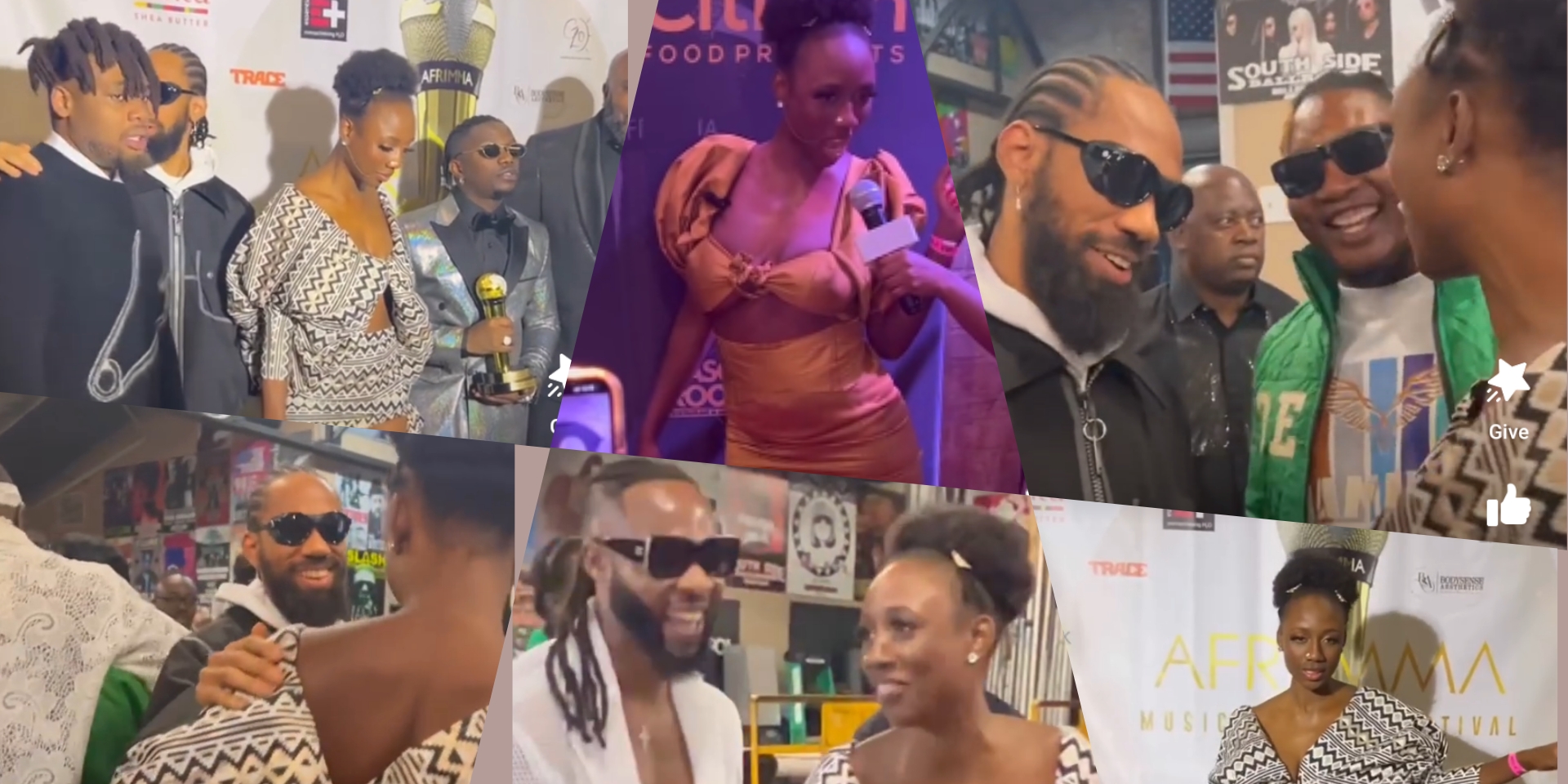 Korra Obidi reacts as Phyno tells her to stop twerking on IG, shares cute moments from AFRIMMA Awards night