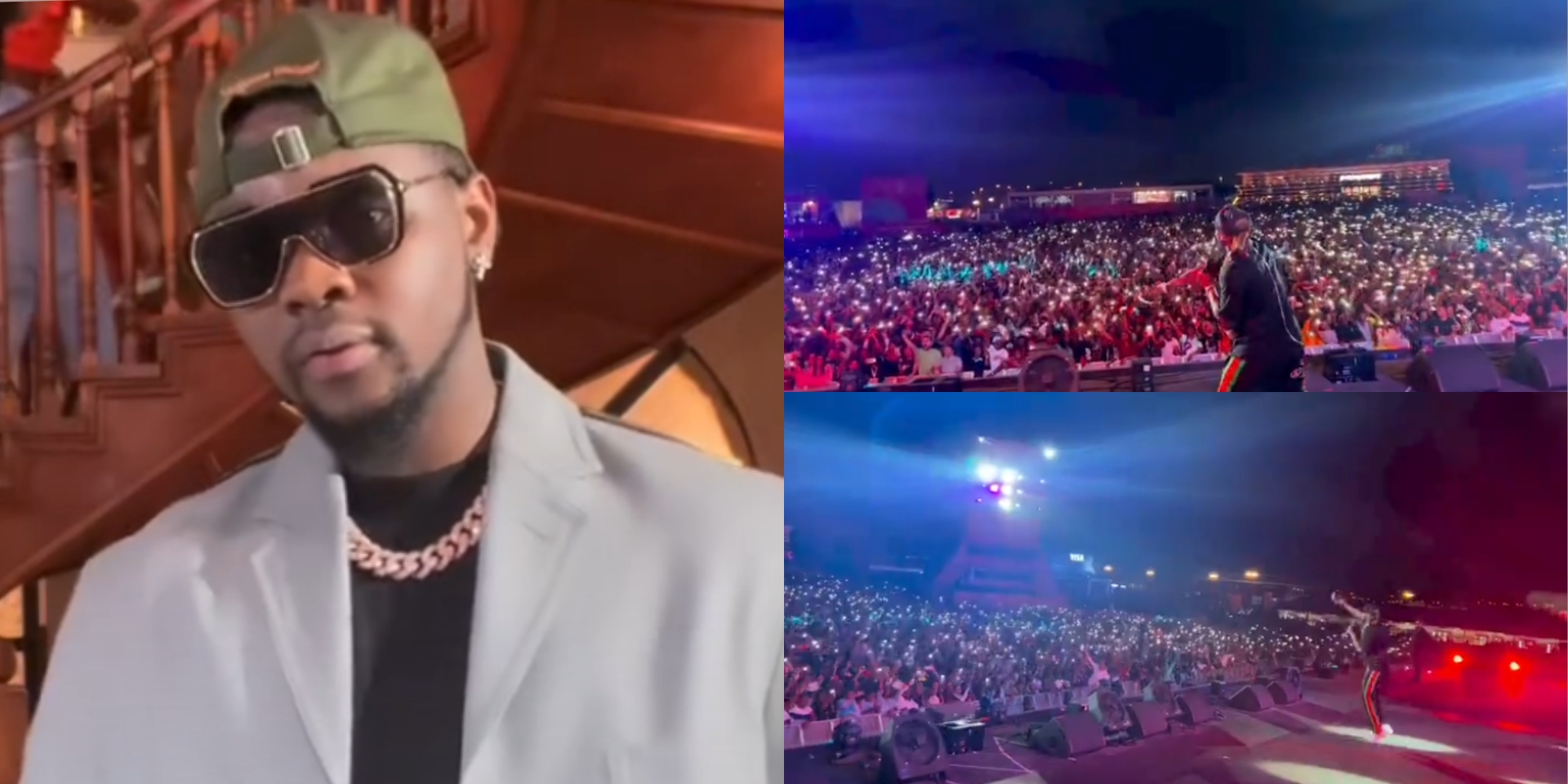 World Cup: “As a Naija boy” – Kizz Daniel writes, shares video of himself commanding crowd during performance