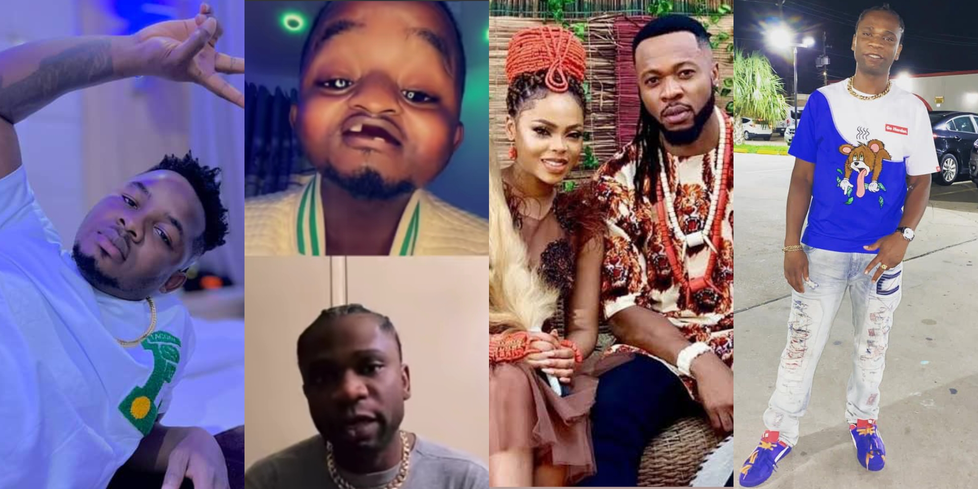 “Change your dealer” – Comedian, Skibo knocks Speed Darlington for saying Flavour slept with Chidinma (Video)
