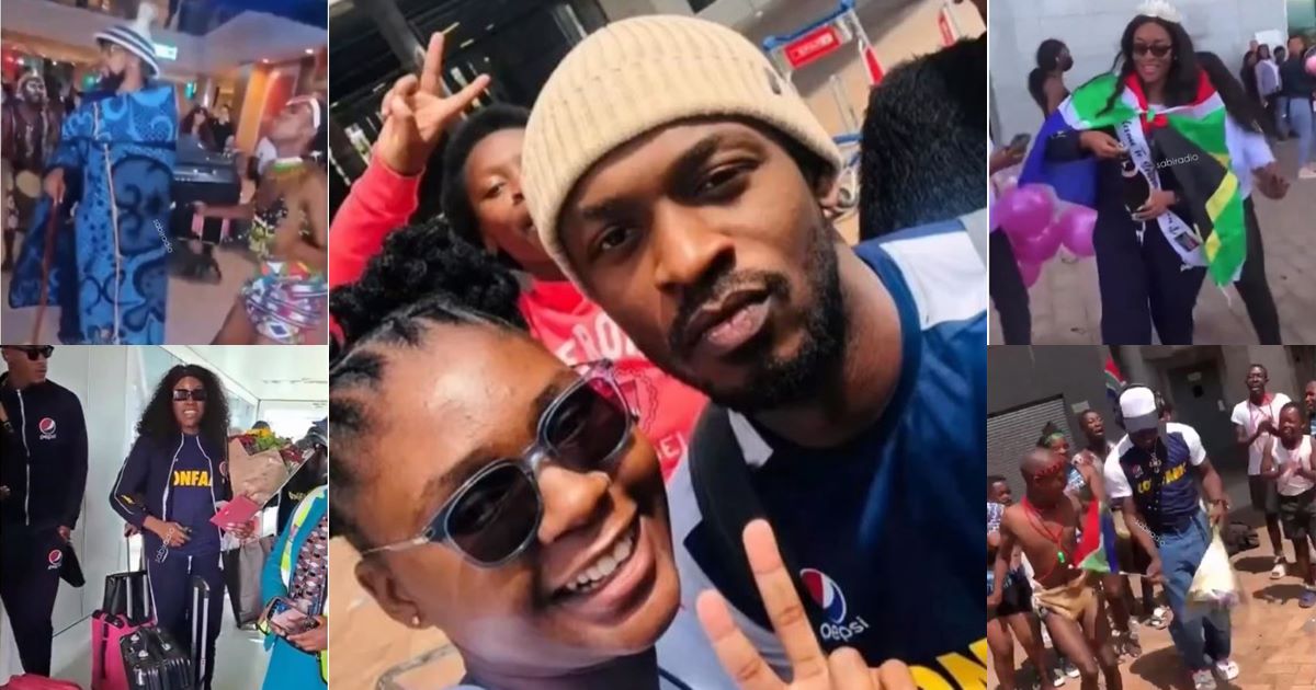 Moment BBNaija Level Up ex-housemates received red-hot welcome from South Africans (Video)