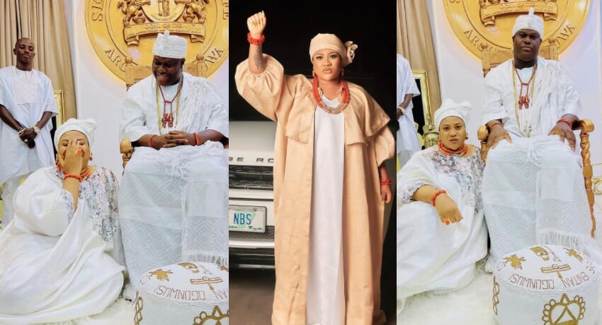 Thank you for all you do for me – Nkechi Blessing says, prays for Ooni of Ife on 7th coronation anniversary