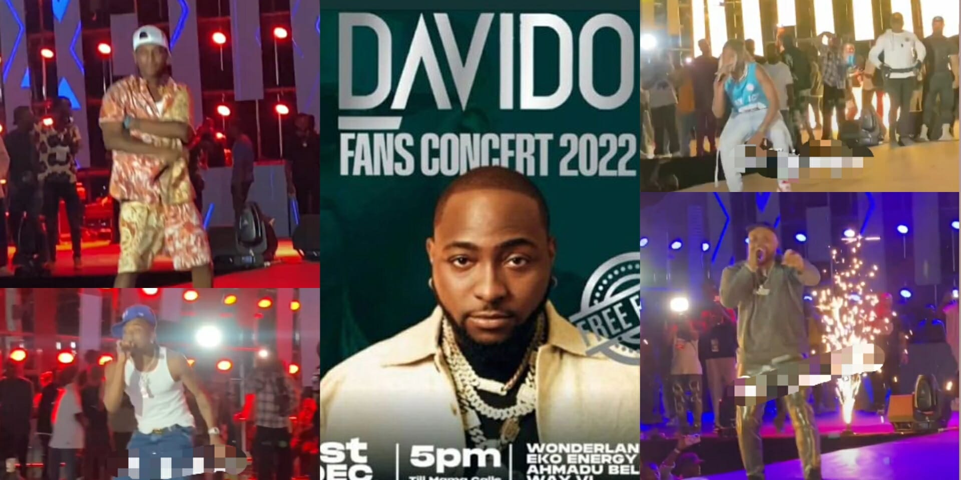 Bella Shmurda, Young John, Mayorkun, B-Red, others thrill audience at Davido fans concert in Lagos (Video)