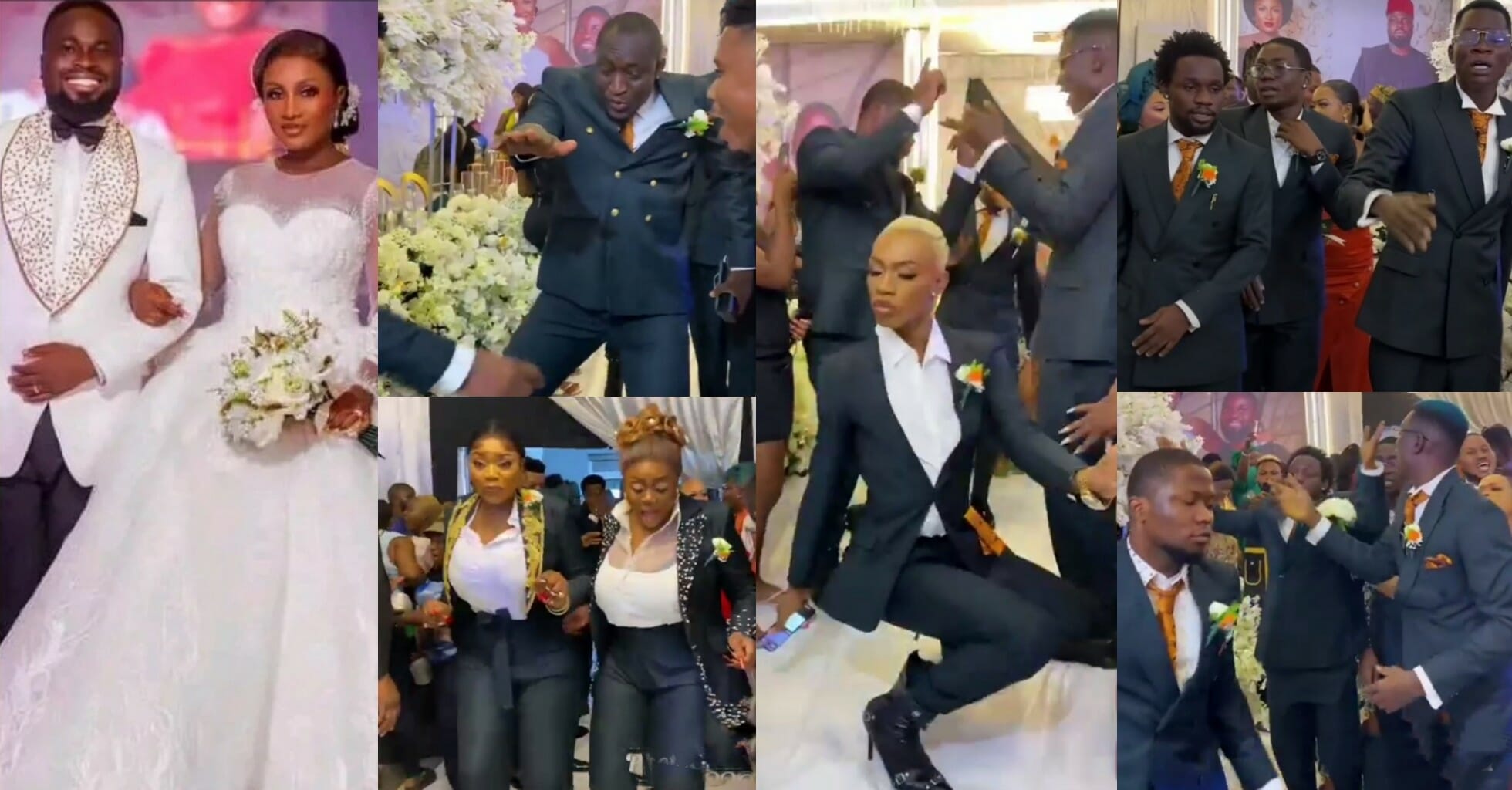 VIDEO: Ashmusy shares funny moments with James Brown, Brain Jotter, OGB,  Shanks, others at Sirbalo's wedding