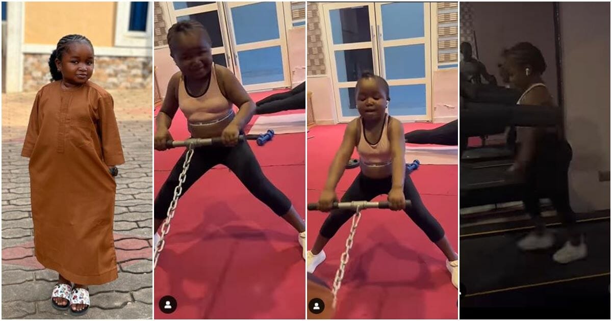 Obio Oluebube stirs hilarious reactions as she hits the gym, shares video of workout session