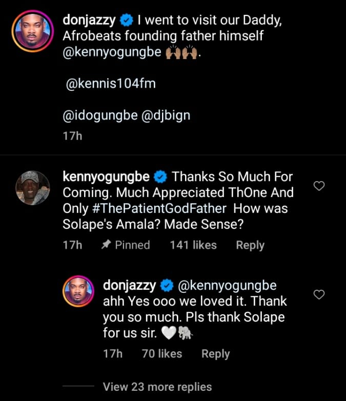 Don Jazzy visits Kenny Ogungbe’s studio, shares fun moments with his staff – VIDEO